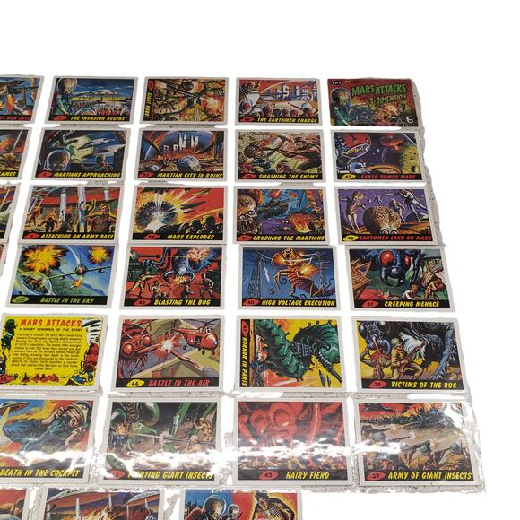 2012 Topps Mars Attacks Heritage Cards Trading Card Set of 45 Invasion Begins - Picture 3 of 16